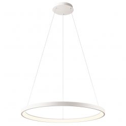 ICONIC minimál LED függőlámpa, matt fehér, 78 cm, 3731lm