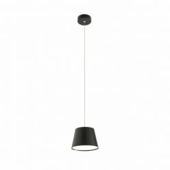 PESCAR modern LED függőlámpa fekete/fekete, 150cm