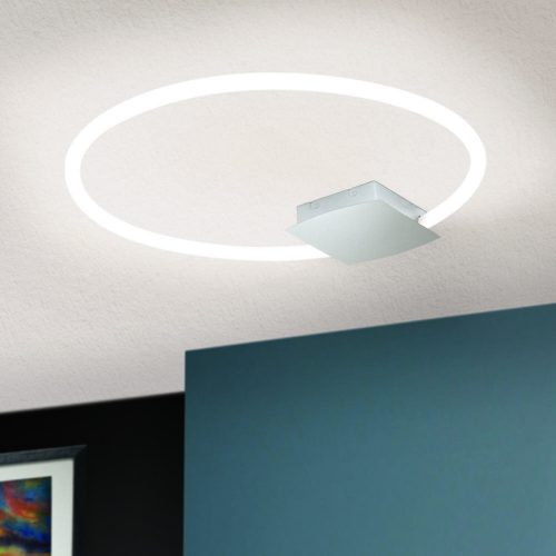 KARLSSON modern LED mennyezeti lámpa, króm, 60 cm