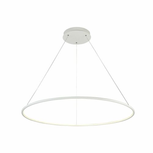 NOLA modern LED csillár, fehér 3800 lm, d:100 cm