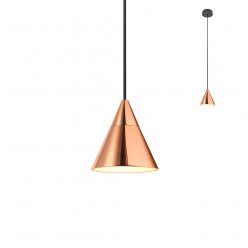 KONO LED függőlámpa, rose-gold, rose-gold, 7cm