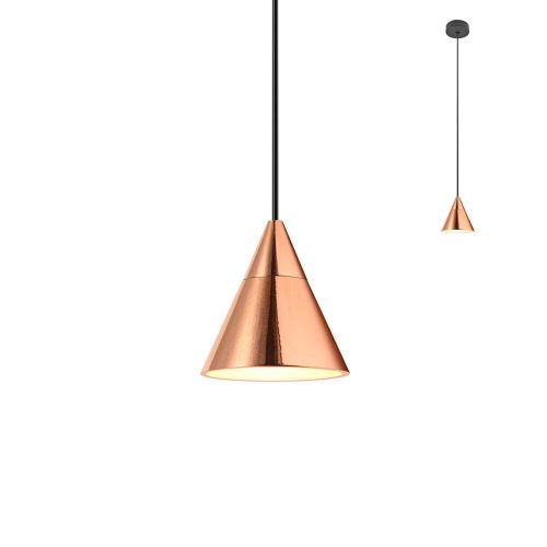 KONO LED függőlámpa, rose-gold, rose-gold, 7cm