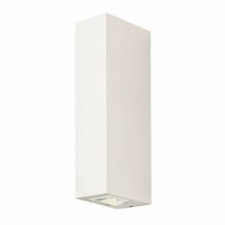   ACE modern LED kültéri falilámpa, direkt/indirekt fény, matt fehér, 6W/4000K