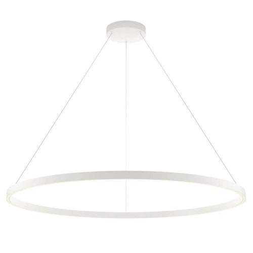 FEBE modern LED függőlámpa, matt fehér, 120cm átmérő