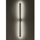 REFLEXA kültéri LED falilámpa, antracit, 124 cm