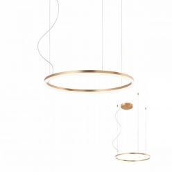 LED függőlámpa, ORBIT, bronz, ?60cm, dimmelhető