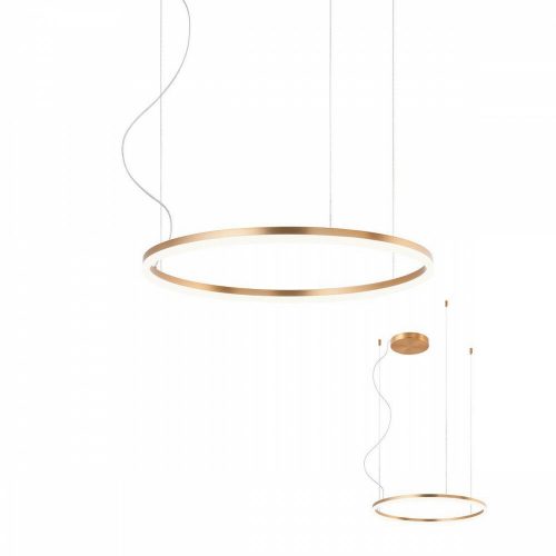 LED függőlámpa, ORBIT, bronz, ?60cm, dimmelhető