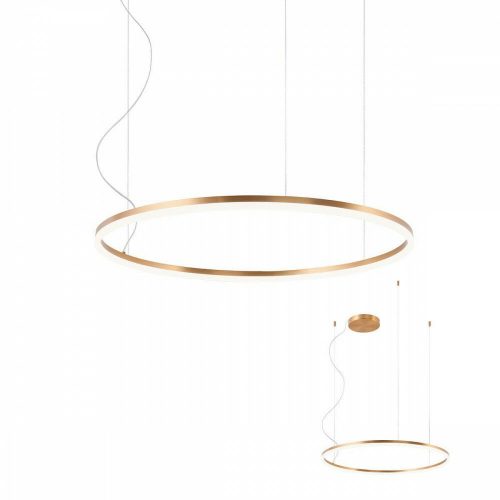 ORBIT LED függőlámpa, bronz színű, ?80cm, DALI rendszerhez