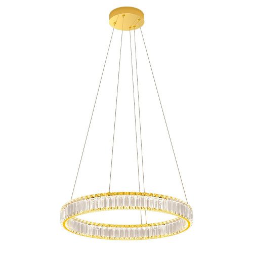 LED kristály függőlámpa, AKALA, 60 cm