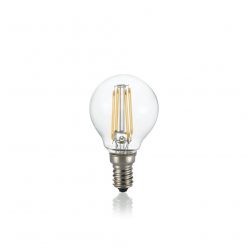 FILAMENT LED kisgömb fényforrás, átlátszó E14/4W/440Lm