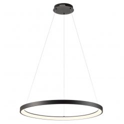 ICONIC minimál LED függőlámpa, fekete, 78 cm, 3731lm