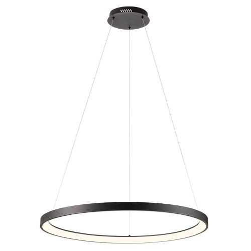 ICONIC minimál LED függőlámpa, fekete, 78 cm, 3731lm